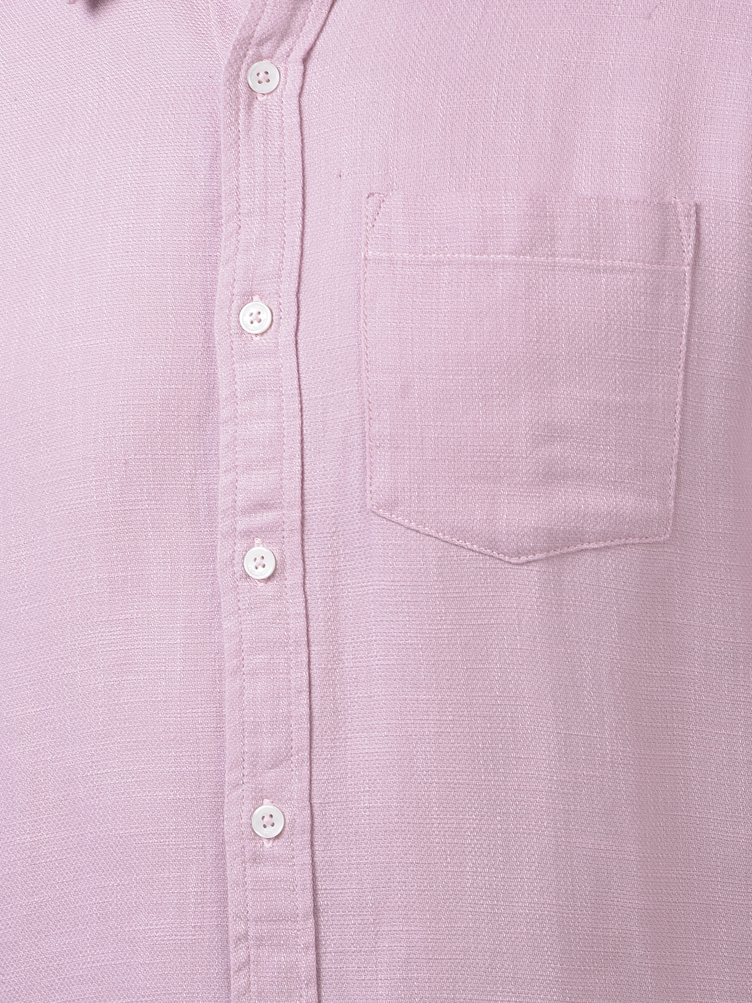 Numero Uno Men Solid Light Pink Regular Fit Shirt